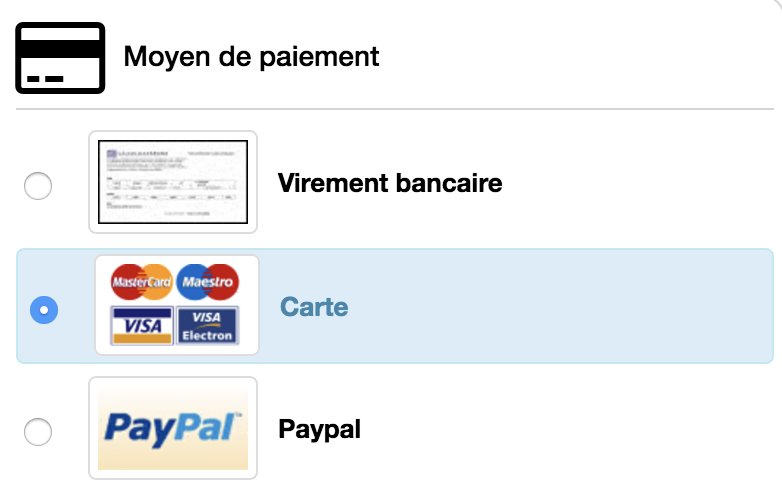 Paiement sécurisé