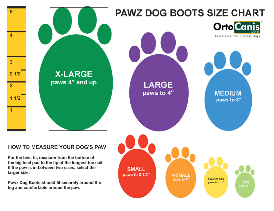 Rubber Boot Size Chart
