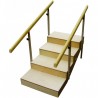 Treppe mit Rampe zur Rehabilitation