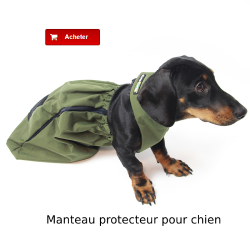 Manteau protecteur pour chien