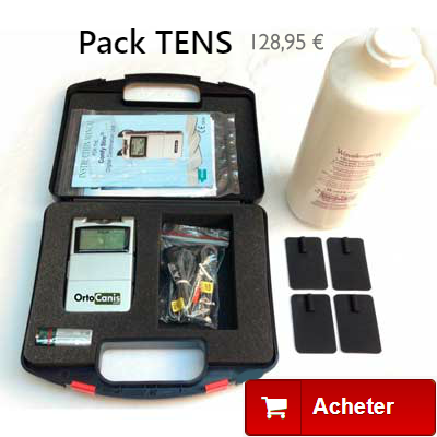 Pack TENS Électrostimulation pour chien