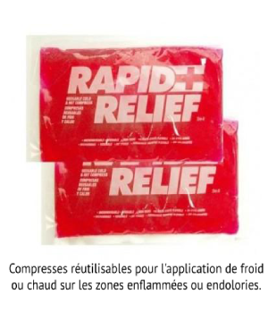 Compresses réutilisables de froid ou chaud