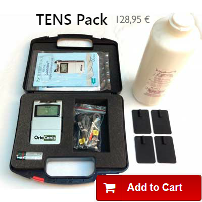 TENS Pack for elbow dysplasia